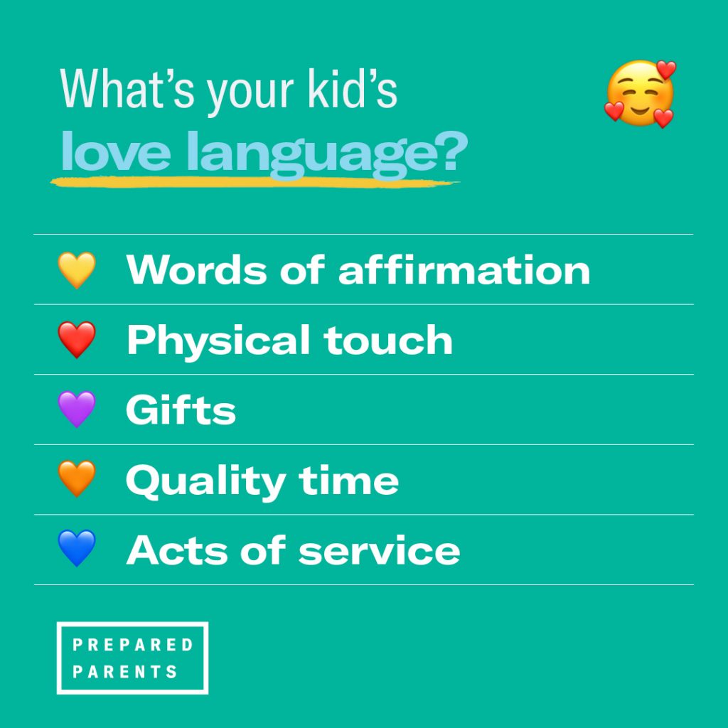 What is your kid's love language?