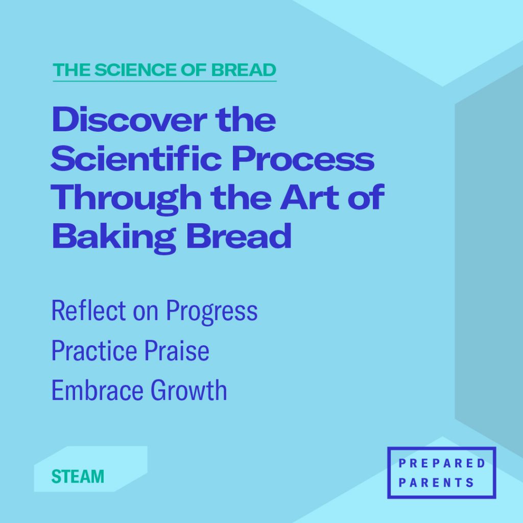 Discover the scientific process through the art of baking break: reflect on progress, practice praise, embrace growth