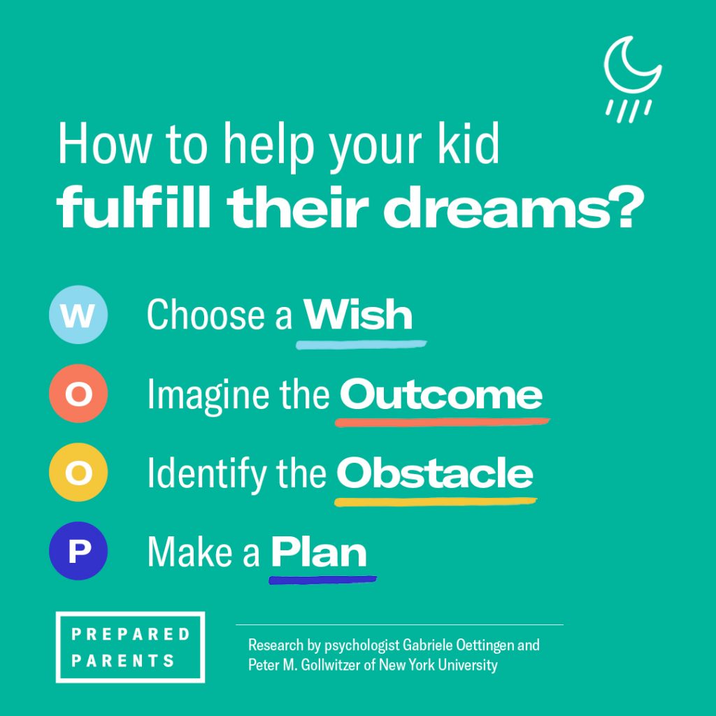 How to help your kid fulfill their dreams: WOOP