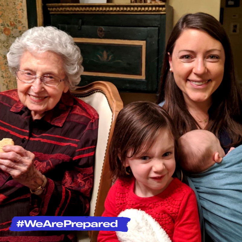 Rebecca shares this intergenerational story about her 100 year old grandmother and her daughter. Happy 100th, Lois!